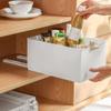 New Pull Out Cabinet Drawer Organizer Slide Out Space Saving Storage Shelves Plastic Storage Rack