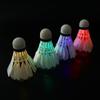 Dark Night LED Badminton Lighting Balls Luminous Shuttlecock Lighting Badminton  Outdoor Game