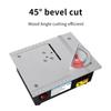 Precisions Mini Electric Table Sawer, DIY Hobby Handmade Woodworking Benches Cutting Machine Adjustable Desktop Sawer