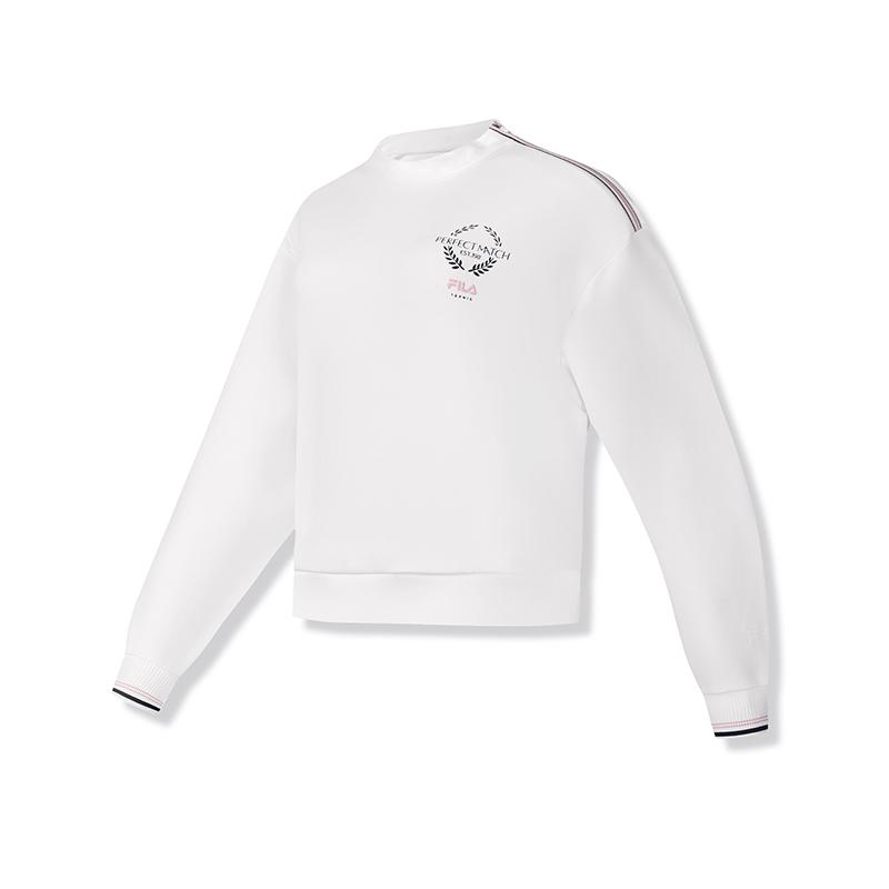 New FILA Sweatshirt Women's Jade White A11W513210FWT