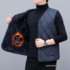 2025 Men's Plus Velvet Thickened Winter Vest - Large Size, Warm, Cold-Proof Gilet for Middle-Aged and Elderly.