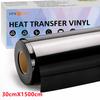 Htvront 12"X50Ft/30X1500Cm Pu Heat Transfer Vinyl Roll For T-Shirt Heat Press Vinyl Craft Iron On Do-It-Yourself Htv Film Printing Clothing