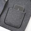 Qianbainian Women's Wool-Blend Color-Block Lapel Double-Faced Coat