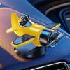 Multipurpose Solar Powered Rotating Aircraft Decors Energy Efficient Dashboard Decoration for Cars Offices Homes Present