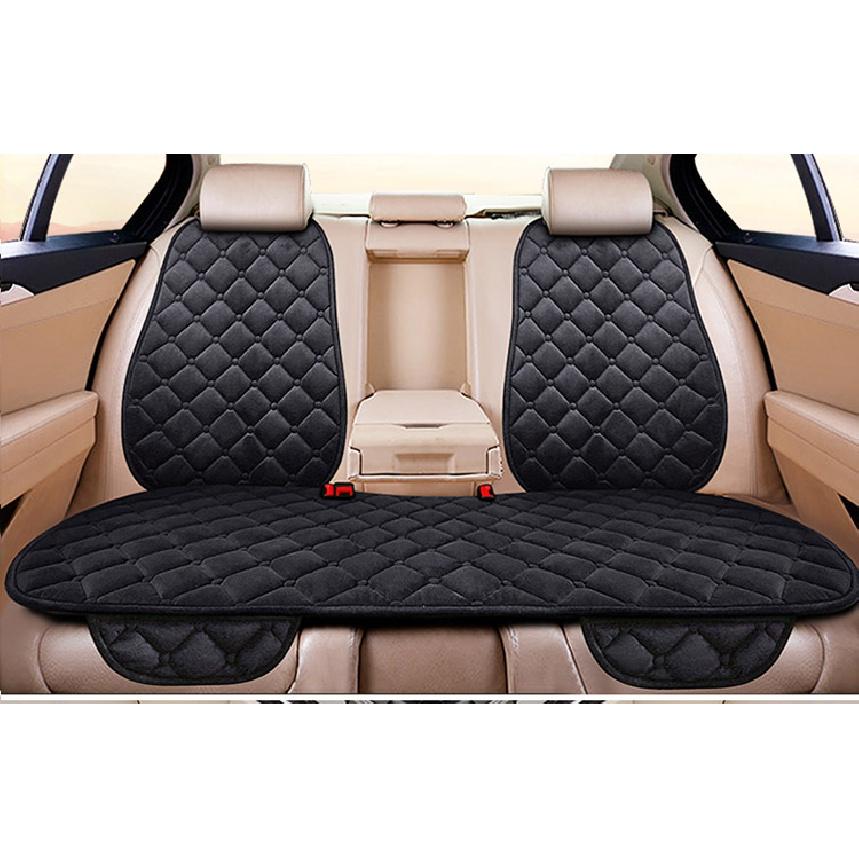 Car Seat Cover Front/Rear Flax/Linen Seat Cushion Protector Pad Black/Red/Beige/Grey/Coffee/Brown For Honda CRV M6