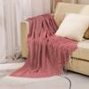 Coperta Multiuso Divano Estiva Fresca Coperta per Condizionatore Morbida Coperta Tessuta per Divano Asciugamano per Fondo Letto Sciarpa Coperta per Riposo in Ufficio