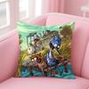 Regular Show Pillow American Cartoon Cushion Cover Linen Pillowcase Cover Soft Decor For Sofa Home Room