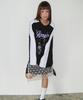 RONRON Colored Crayon Cat Long Sleeve Black