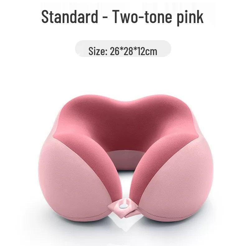 Portable Breathable U-Shaped Neck Pillow for Travel and Office