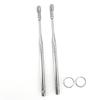 1Pc Unisex Stainless Steel Spring Spiral Ear Pick Spoon Wax Removal Cleaner Clean Ears Wax Removal Cleaner Health Care