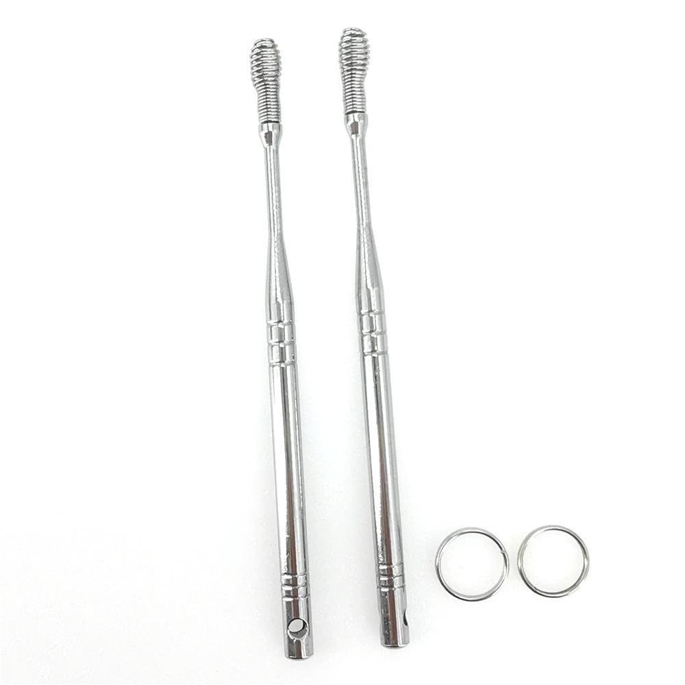 1Pc Unisex Stainless Steel Spring Spiral Ear Pick Spoon Wax Removal Cleaner Clean Ears Wax Removal Cleaner Health Care