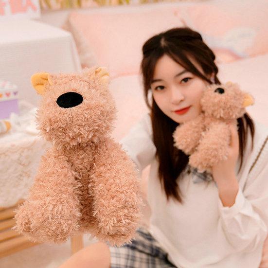 Cute Dog Sleeping Pillow Plush Toy Birthday Gift Soft Comfortable with Full PP Cotton Filling Doll for Boys Girls