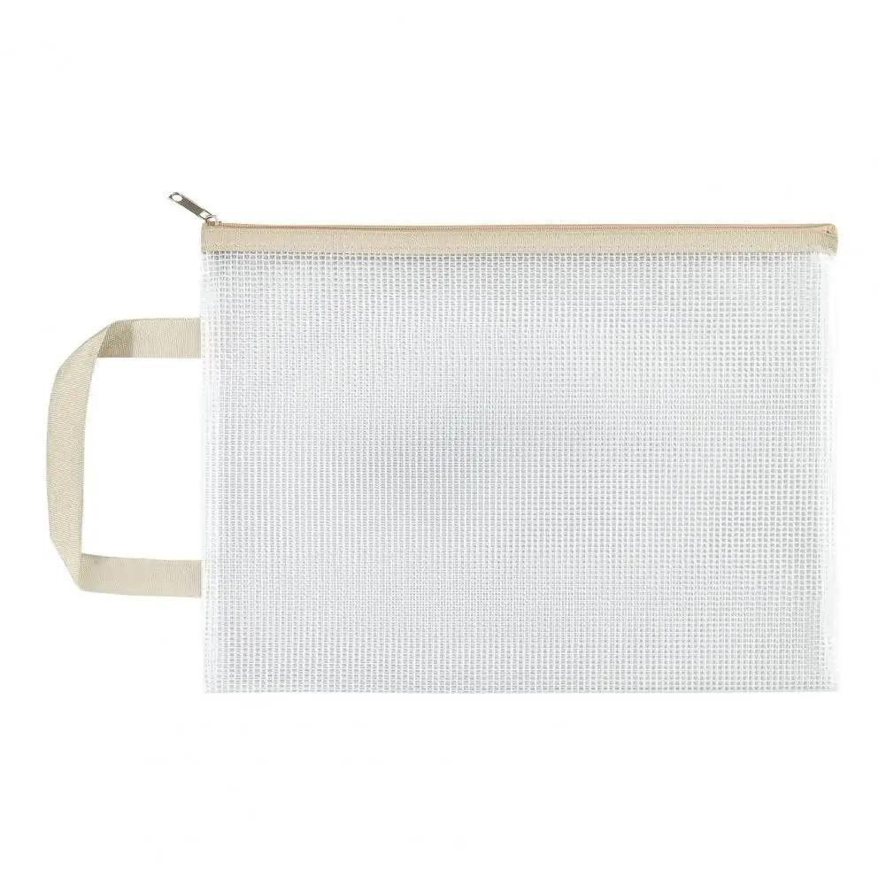 

Waterproof Large Capacity Lightweight Book Storage Bag with Handles - Portable Organizer for Books Documents and Essentials хаки