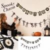 Halloween-themed Decorative Garland Featuring Fun Patterns; Suitable for Indoor and Outdoor Holiday Party Decorations