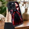 Phone Case: 2D Flat Design Suitable for iPhone 18, 17, 16, 15, 14, 13 Pro Stepped Protective Case, Blood Moon Dark Witch, Christmas and Halloween Gift