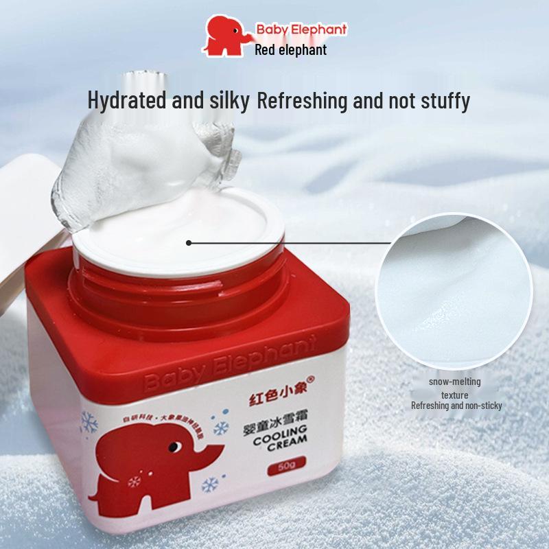 Roter Elefant Kindergesichtscreme - Feuchtigkeitsspendend & Pflegend für Säuglinge und Neugeborene