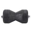 Boat Bow Trailer Roller Shockproof 95mm Black Rubber Bow Stop Bell Roller Enduring Marine Tool for