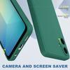 Coque de Protection - BOOLING - pour Samsung Galaxy A07 - Silicone Souple Antichoc - Vert Nuit - 2 Vitres