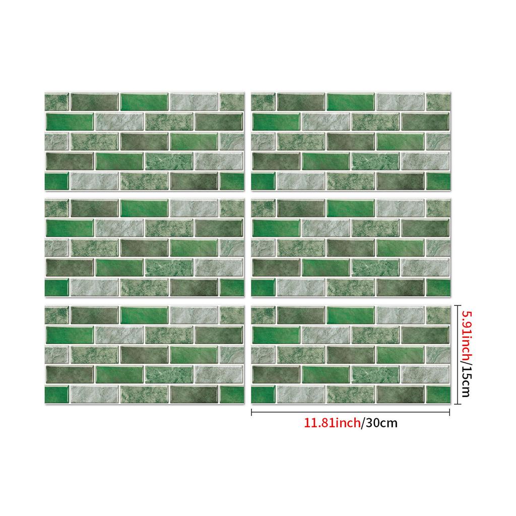 25Stlye Marble Simulated Brick Pattern Wall Sticker Self-adhesive Waterproof Room Decoration Sticker Wall Decoration