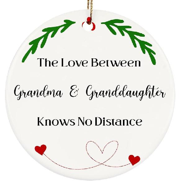 to My Daughter in Law Christmas Ornaments, Daughter-in-Law Christmas Ornament Gifts, Two-Side Printed 3'' Christmas Ornament for Christmas Tree,