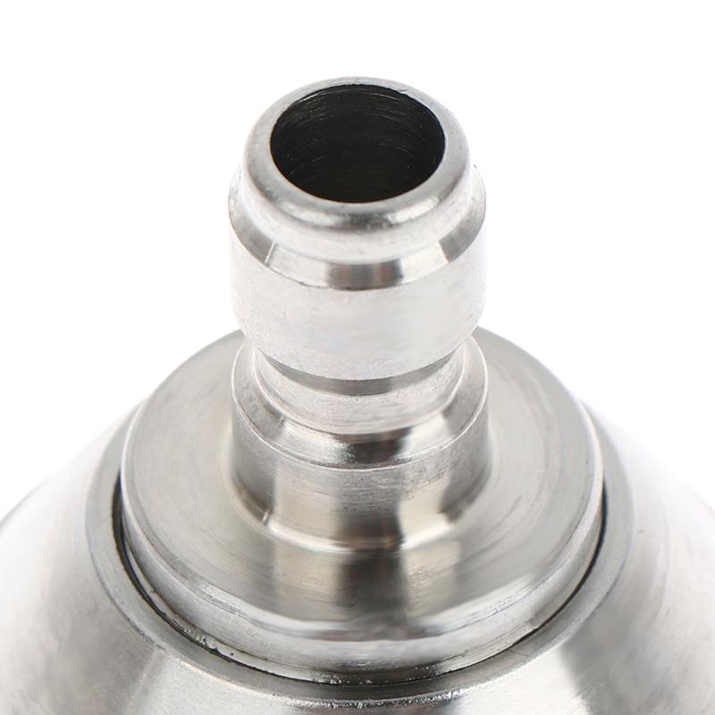 Stainless Steel Shower Blades High Pressure Water Gun Interface Washing Nozzle 1/4 Quick Connect Wash Cars Garden Urban Tool