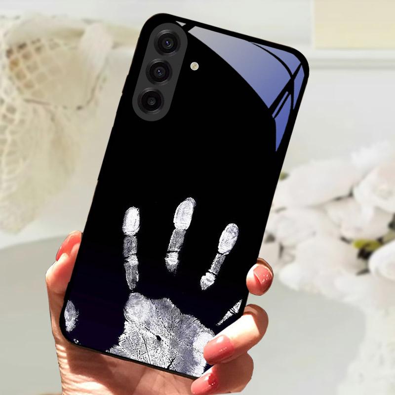 For Samsung Galaxy S25FE Case Fashion Lion Flower Tempered Glass Shockproof Bumper Cover For Galaxy S25 S 25 FE Camera Protector