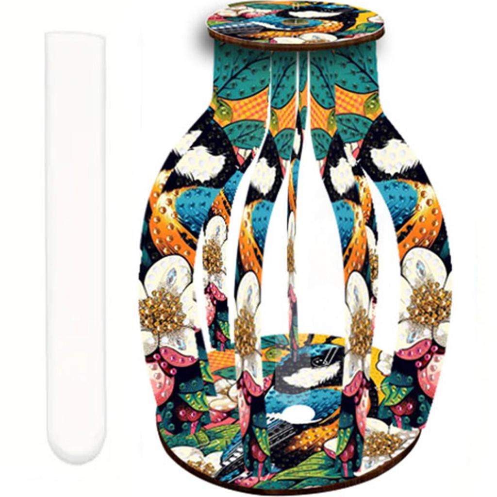 Diamond Painting Flower Vase 5D DIY Diamond Painting Desk Ornament Flower Vase for Home Office Decor