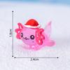 Christmas Resin Micro Landscape Decor Cute Hexagonal Dragon Crystal Snowball Miniature Ornament