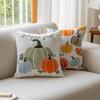 Kürbis Stickerei Kissenbezug Wohnzimmer Heimaccessoires Dekokissenbezug Kissenbezug