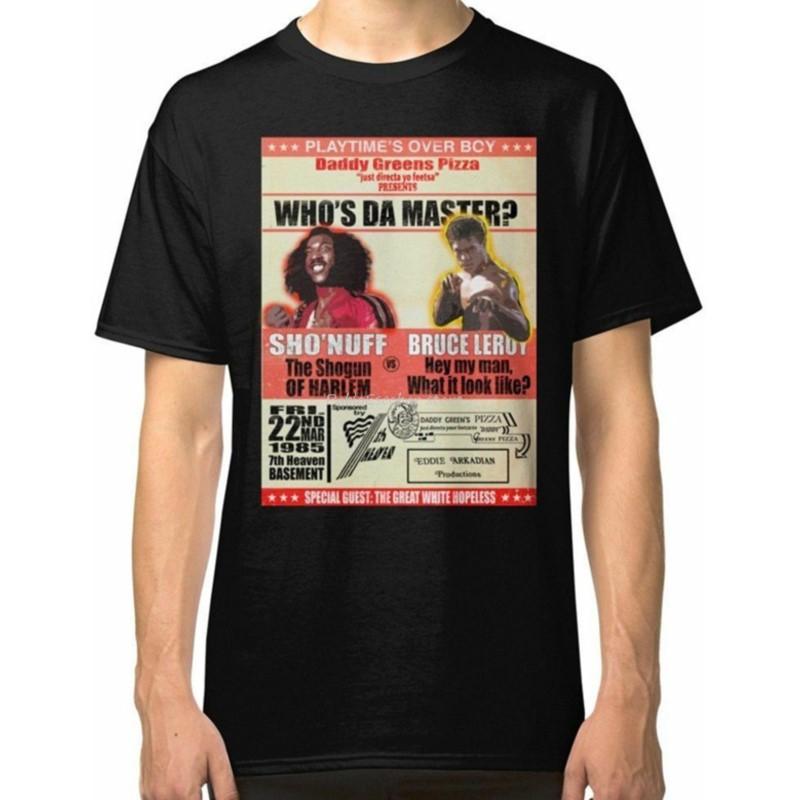 

New ShoNuff Vs Bruce Leroy Tee Shirt Size S M L 2Xl 3Xl Big Tall Tee Shirt men summer tshirt brand tops S
