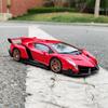 MyCar 1:22 Die-Cast Metal Lamborghini Veneno Roadster Model Car Figurine, Black