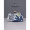 Popular Embroidery Dinner Bag Handmade Embroidery Decal Chinese Style Sequins Niche Clutch Bag Evening Bag