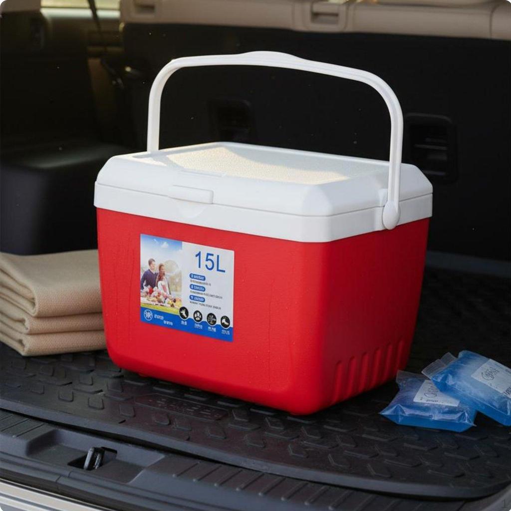 High Capacity Portable Cooler Hard Insulated Box Lunch