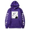 Anime Chainsaw Man Hettegenser Dame Streetwear Langermet Harajuku Genser Topper Gotisk Hettegenser Løse Hettegensere