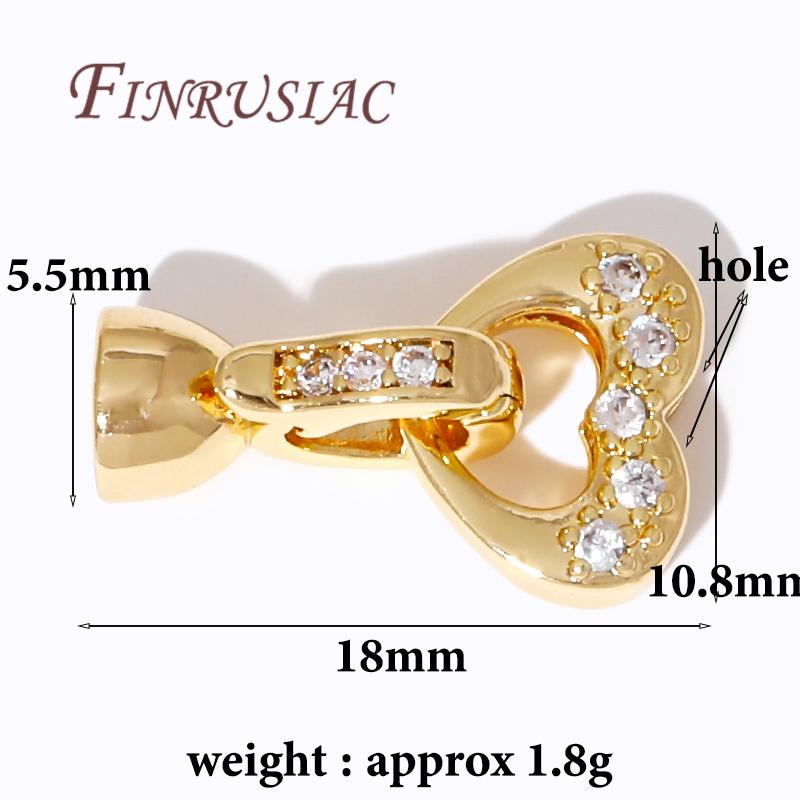 18K Real Gold Plated Connector Clasps For Jewelry,Fastener Clasps For Necklaces,DIY Jewelry Making Supplies,Bracelets Clasp