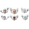 6 Halloween Ghost Finger Covers, Trick Party Mini Toys, Fashionable And Funny Entertainment Interactive Toys.
