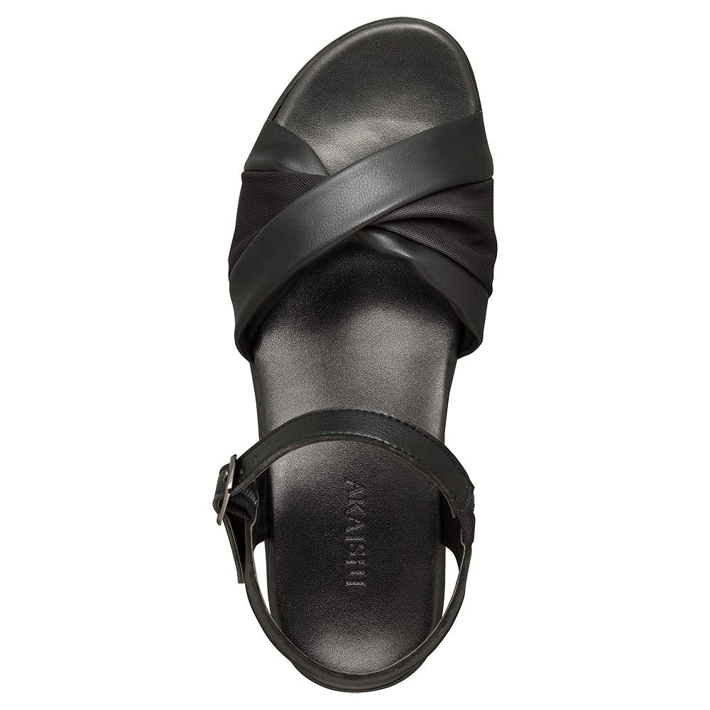 AKAISHI Arch Fitter 136 Comfort Back Size L Belt, Black, (24.0-24.5)