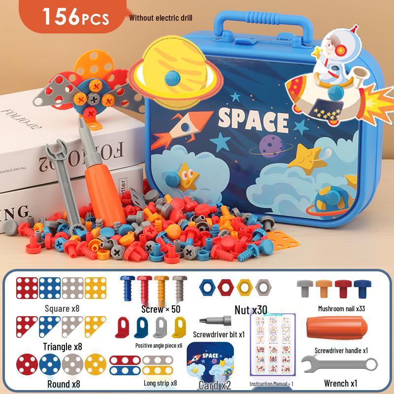 Electric Drill DIY Toolkit for Kids: Hands-on Disassembly and Assembly Puzzle Toy