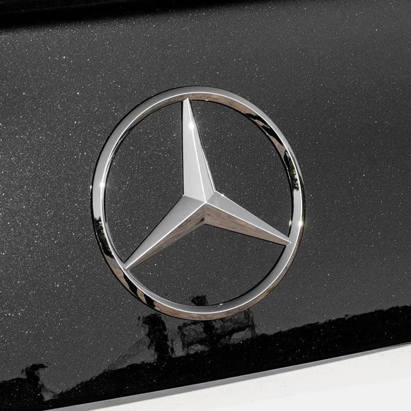 AABIC1 9cm ABS Car Rear Decal Trunk Emblem Sticker Mercedes Benz Amg S320 W164 W203 W204 W168 C180 E320 A200 CLA CLK CLS ML1