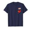Chucky and Tiffany Bleeding Heart Faux Pocket T-Shirt
