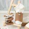 5 Paar Socken mit Cartoon-Bärenmuster Niedliche und atmungsaktive Knöchelsocken Damenstrümpfe und Socken