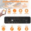 Piano Digitale Compatibile Bluetooth 88 Tasti con Triplo Pedale e MIDI USB, Tasti Sensibili al Tocco, 88 Tasti Pesati Jack Cuffie, Schermo LED,