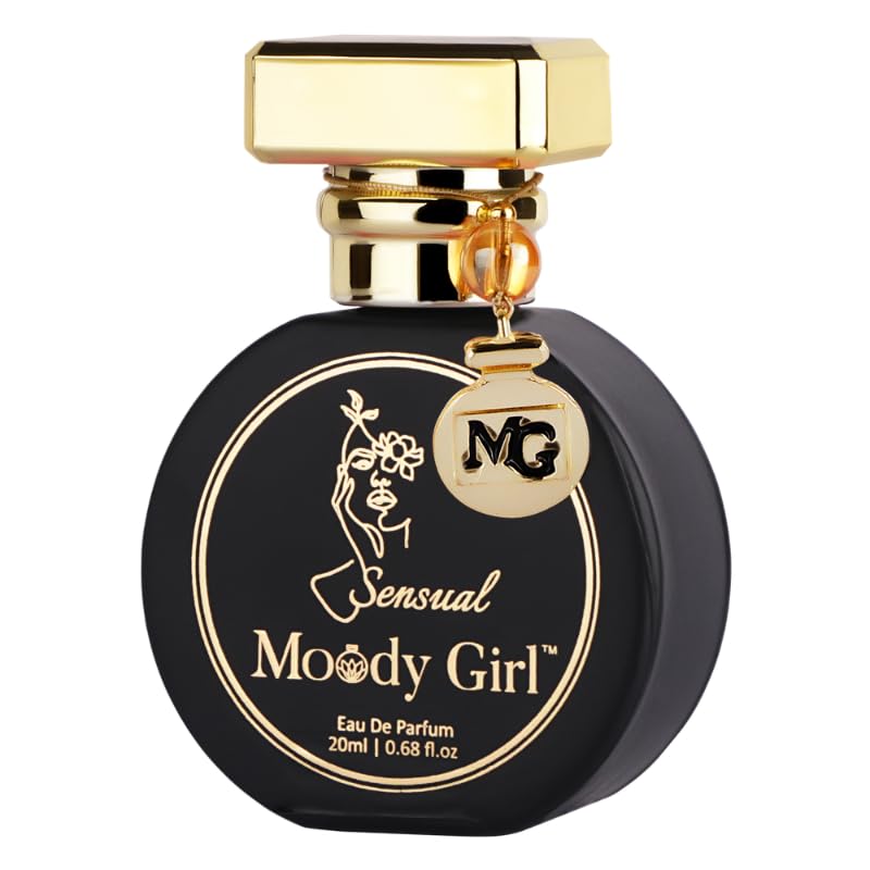Moody Girl Sensual Mood Enhancing Luxury Perfume For Women 20Ml | Fragrance Of Aromatic Rum, Tonka Beans & Amber | Liquid