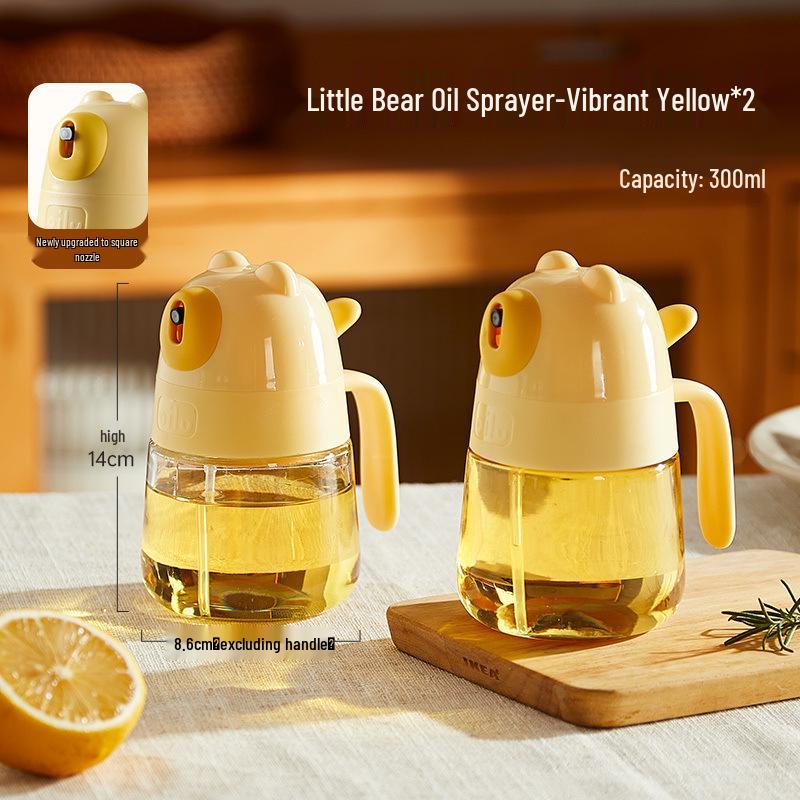 Food-Grade Non-Drip Glass Oil Sprayer for Air Fryer and Barbecue
