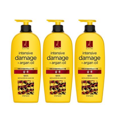 Elastine Argan Oil Damage Shampoo, 680ml, 3 Pcs.