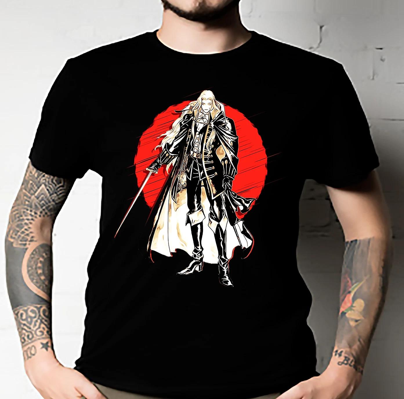 Men s and Women s T-shirts Alucard - Castlevania Essential XL