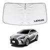 KOKATO Sonnenschutz für den neuen Lexus RX 2022 für die Vorderseite des Autos Hitze Hitze Licht UV Aufbewahrungstasche Einfaches Schutzteil (5. Generation) (November