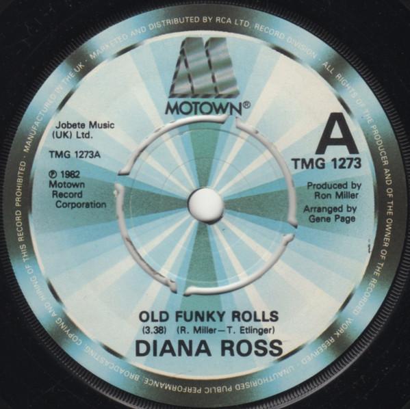 

7inch Record DIANA ROSS Old Funky Rolls TMG1273 Motown 1982 UK SoulFunk Used