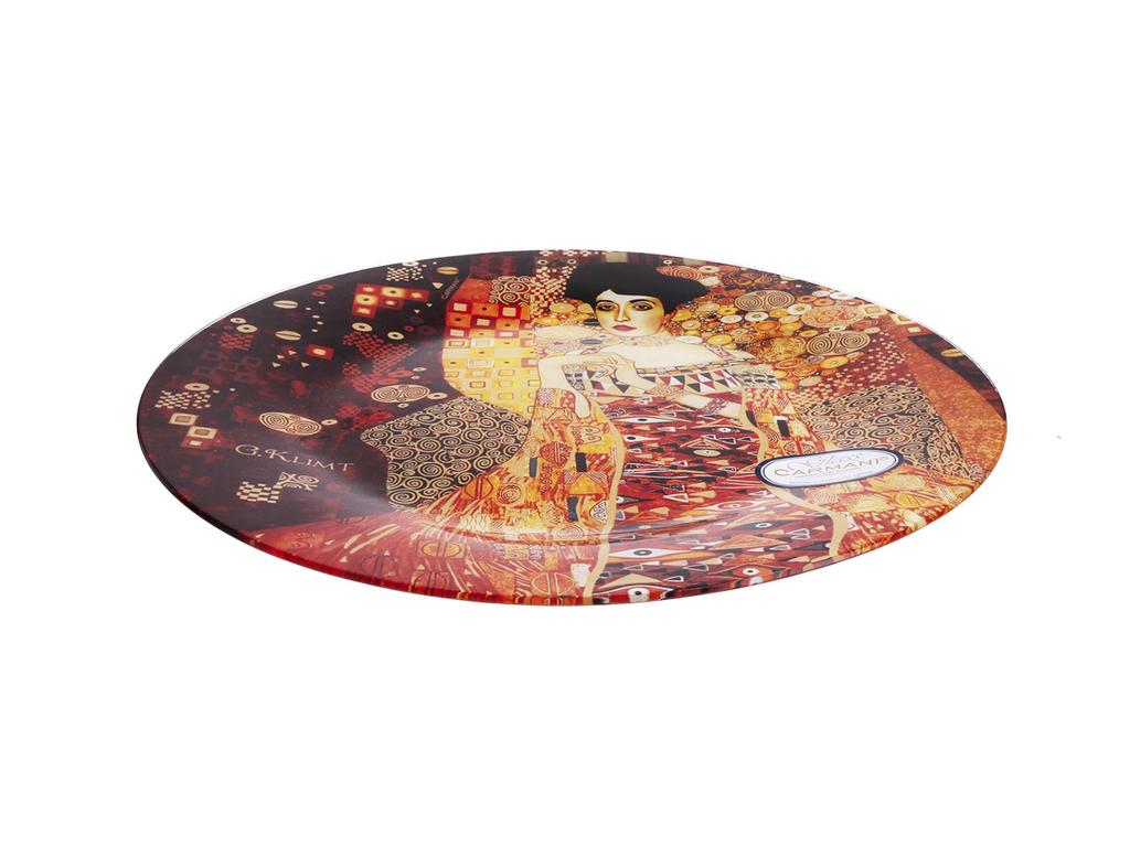 Talerz Deserowy Z Łopatką Gustav Klimt Adela Porcelana Na Prezent