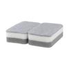 High Density Sponge 11 7 3 5cm Grey White for Easy For Kitchen Cleaning
